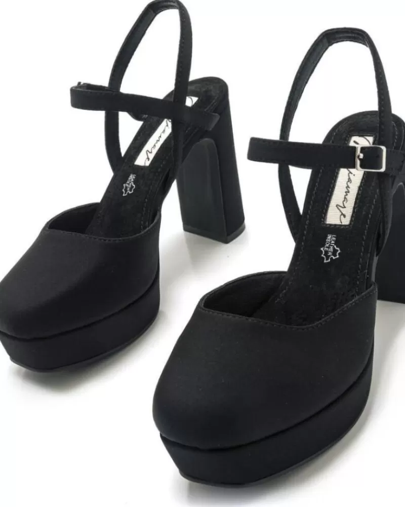 Woman MARIA MARE Woman Sandals Zapato Roseta Plataforma Abierto Negro