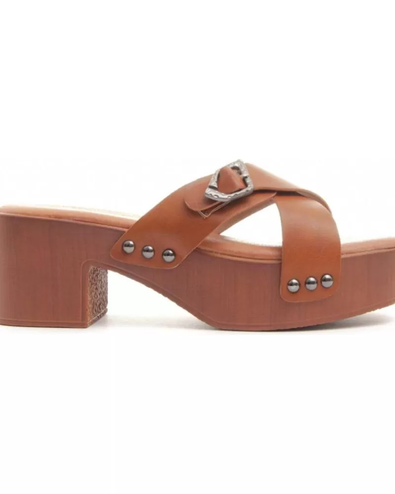 Woman MONTEVITA Woman Sandals Clogsand2 Brown