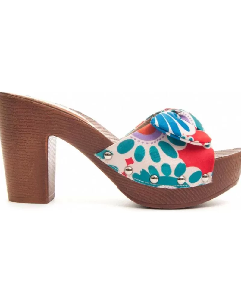 Woman MONTEVITA Woman Sandals Clogsand Blue