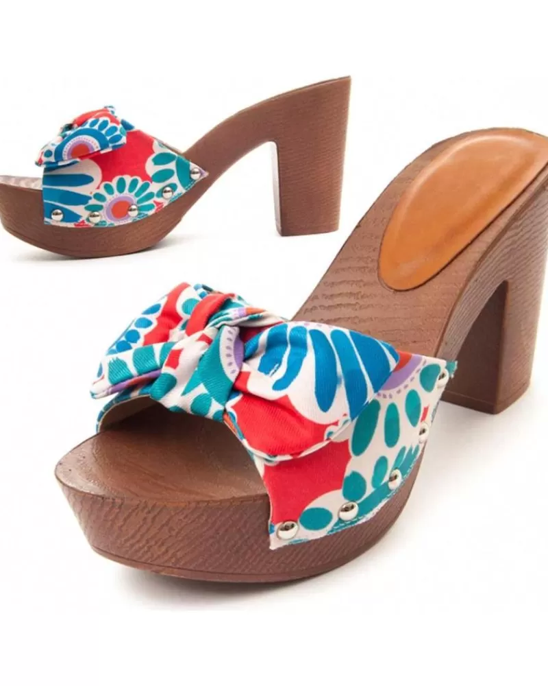 Woman MONTEVITA Woman Sandals Clogsand Blue