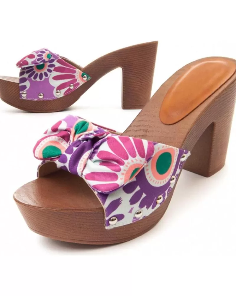 Woman MONTEVITA Woman Sandals Clogsand Purple