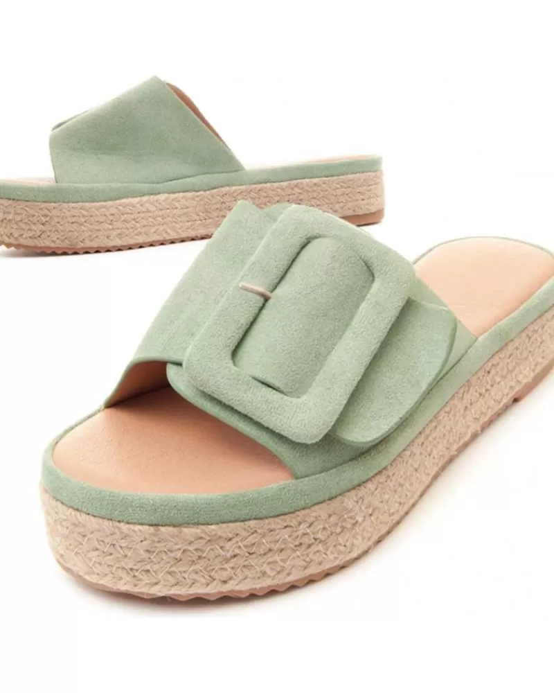 Woman MONTEVITA Woman Sandals Paland Green