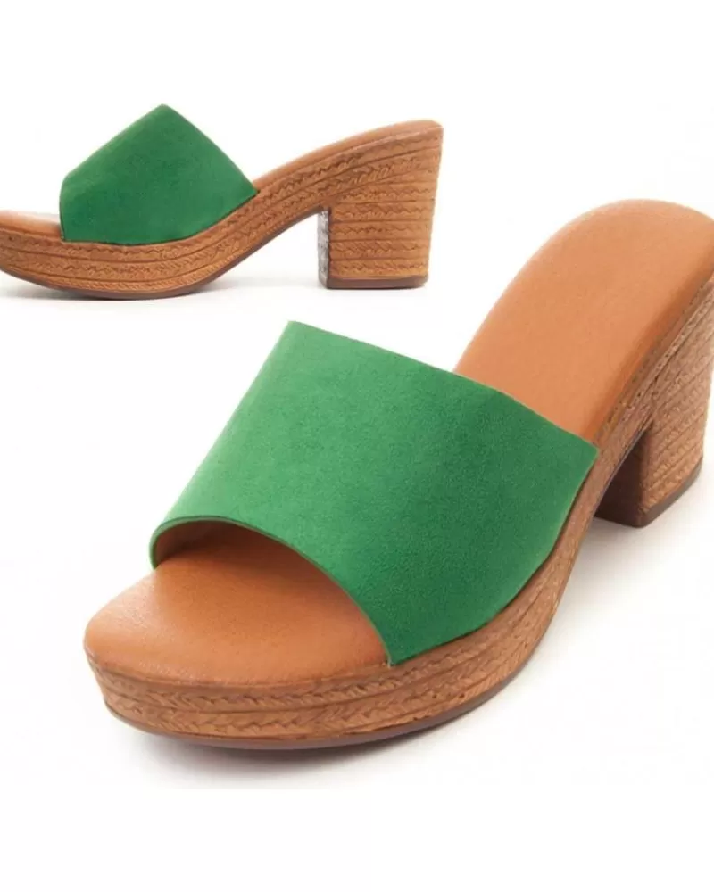 Woman MONTEVITA Woman Sandals Santal2 Green