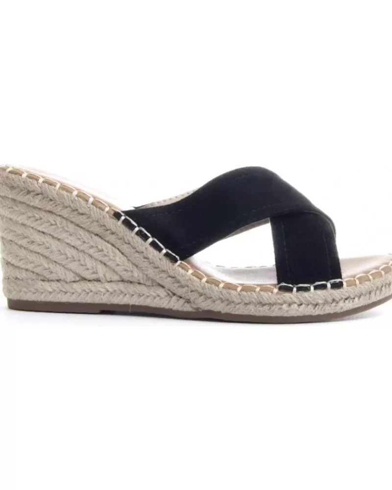 Woman MONTEVITA Woman Sandals Wedsun2 Black
