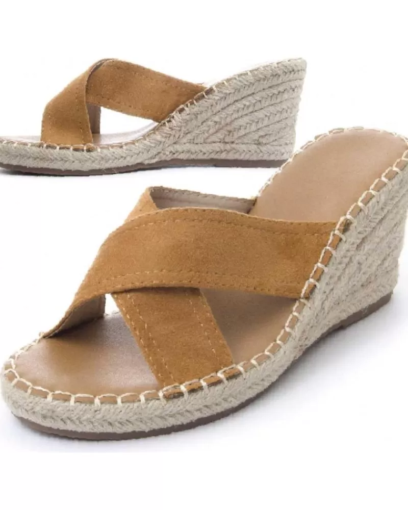 Woman MONTEVITA Woman Sandals Wedsun2 Brown