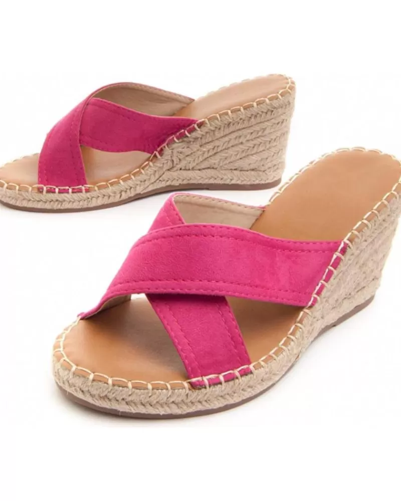 Woman MONTEVITA Woman Sandals Wedsun2 Fuxia