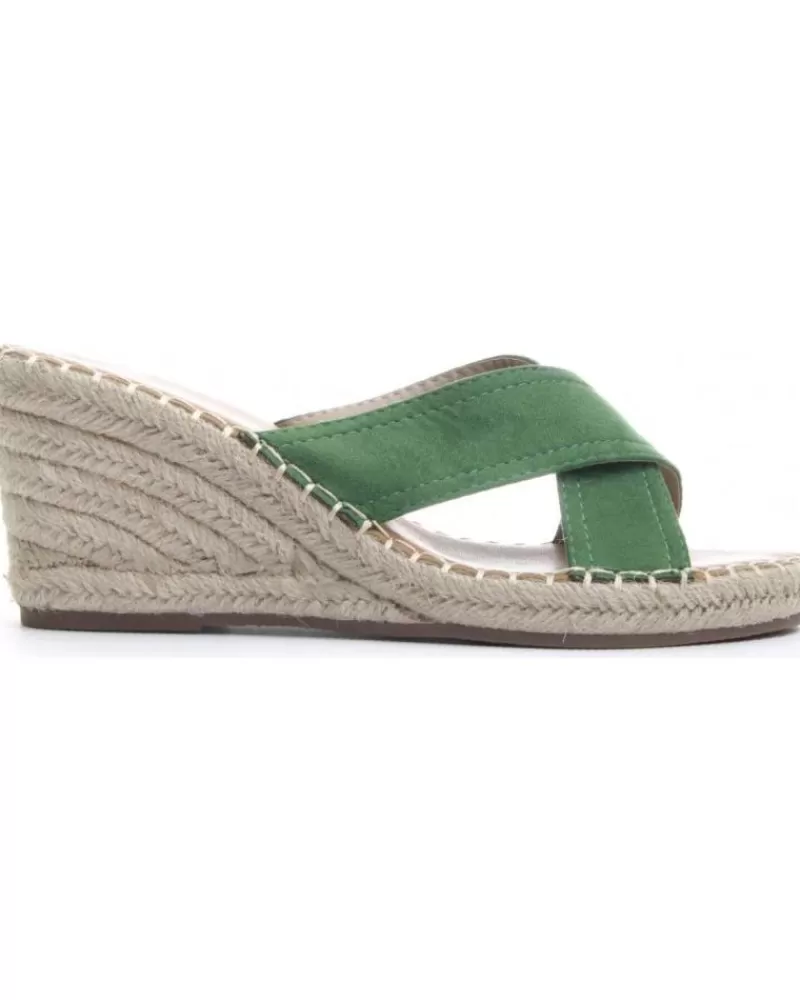 Woman MONTEVITA Woman Sandals Wedsun2 Green