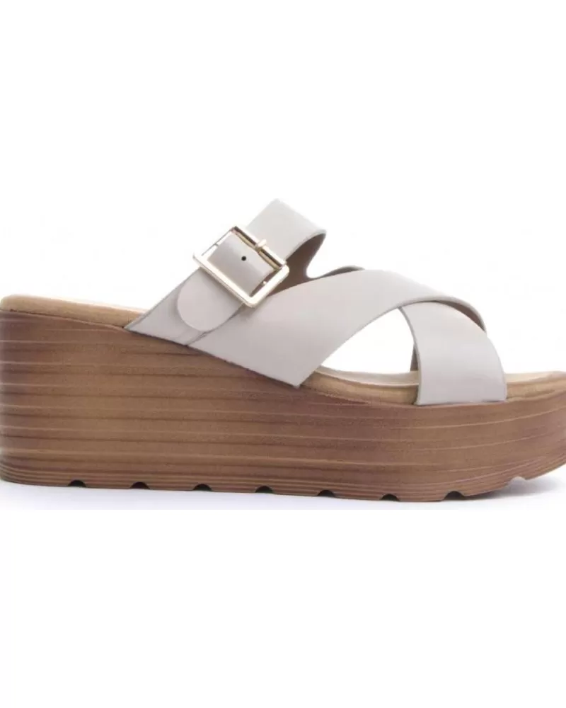 Woman MONTEVITA Woman Sandals Wedsun3 Beige
