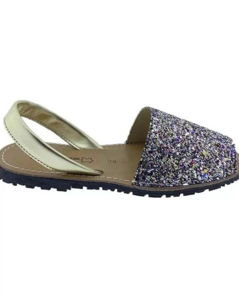 Woman OTRAS MARCAS Woman Sandals Menorquina Purpurina Varios Colores