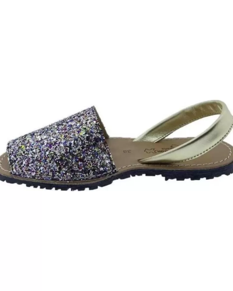 Woman OTRAS MARCAS Woman Sandals Menorquina Purpurina Varios Colores