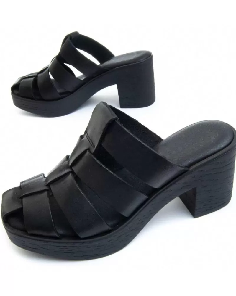 Woman PURAPIEL Woman Sandals Purasandal23 Black