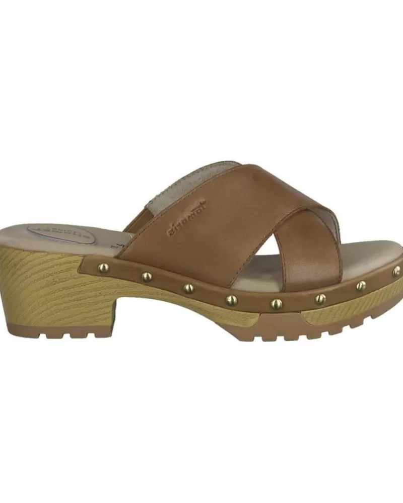 Woman TAMARIS Woman Sandals 837301 Nubuck Cuero Marron