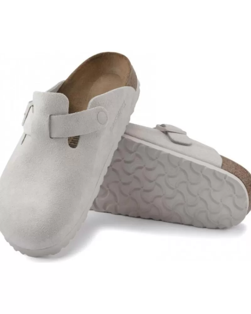 Woman BIRKENSTOCK Woman Shoes Zuecos Bostn 1024740 White