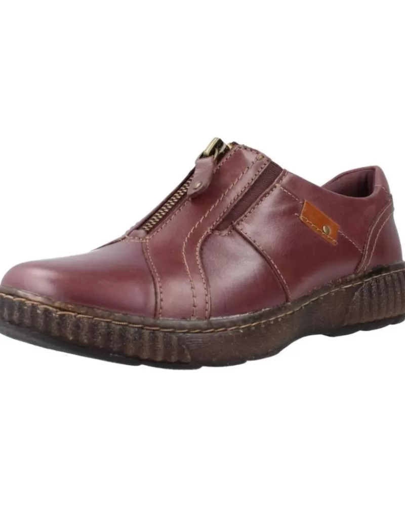 Woman CLARKS Woman Shoes Magnolia Zip Burdeos