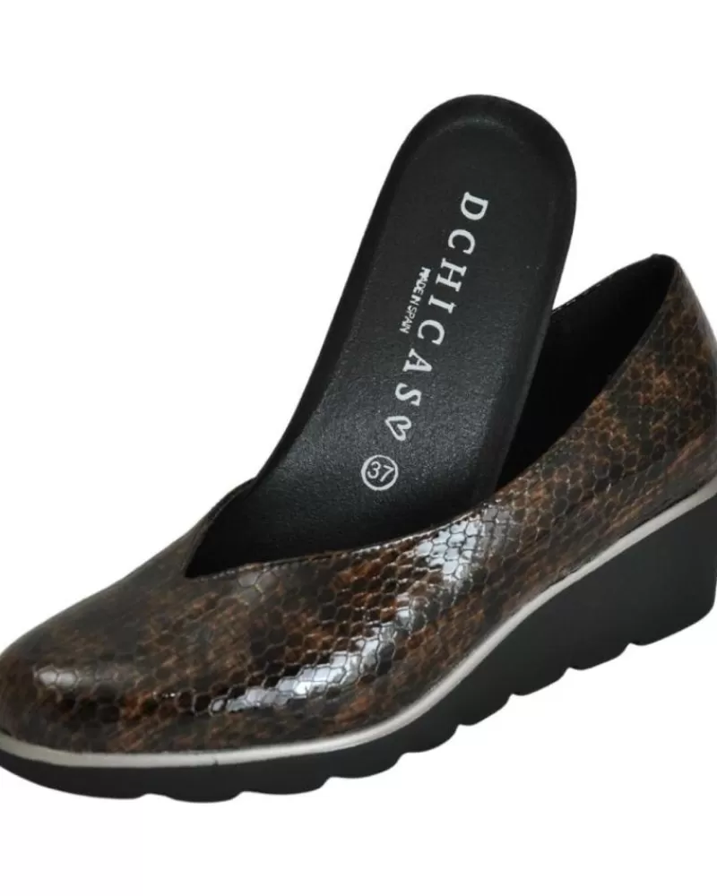 Woman DCHICAS Woman Shoes - Zapato Cuna De Mujer De Piel Para Plantillas Mod Cuero