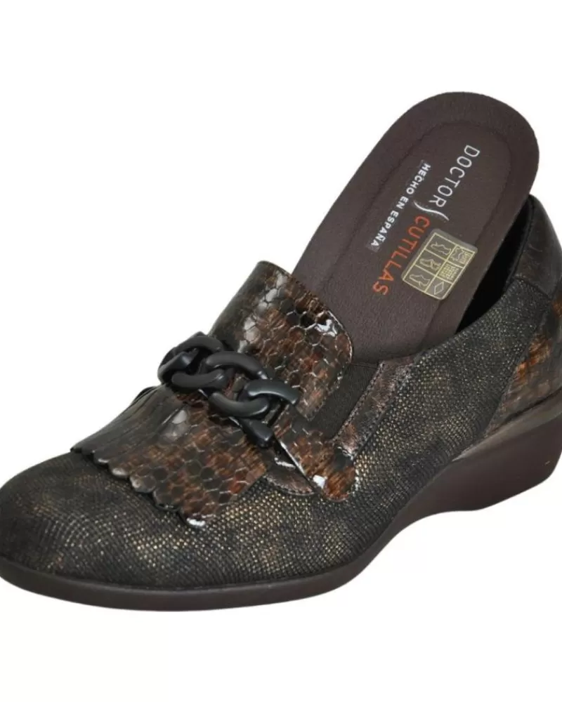 Woman D`CUTILLAS Woman Shoes Doctor Cutillas - Mocasin Mujer Plantilla Extraible Charo Marron
