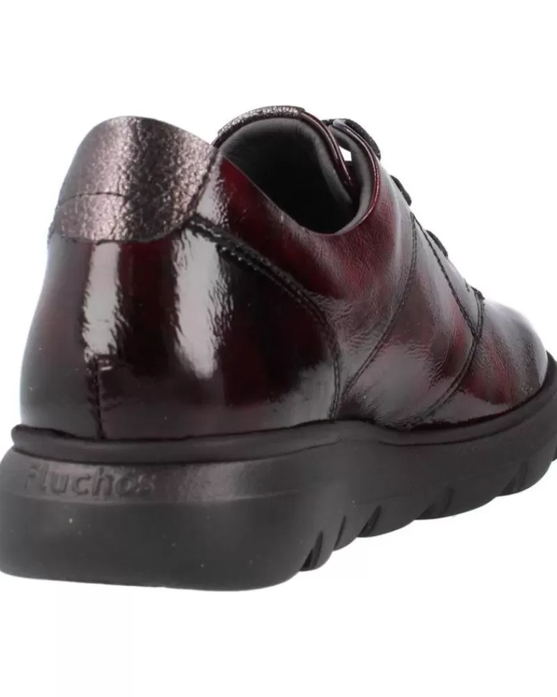 Woman FLUCHOS Woman Shoes Faral F1865 Burdeos