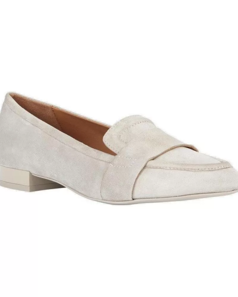 Woman GEOX Woman Shoes D Charyssa A - Camoscio D359Ba00021 Beige Blanco