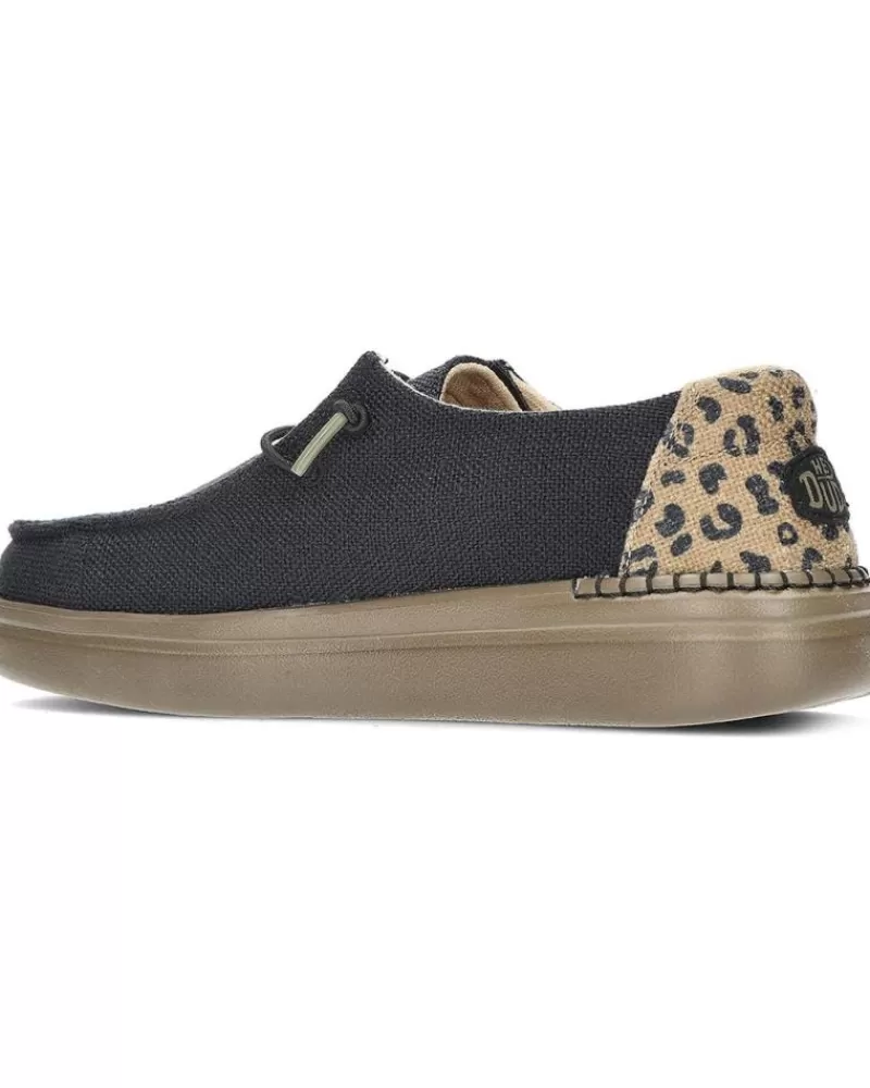 Woman HEY DUDE Woman Shoes Zapatos Dude Wendy Rise Leo 40204 Black