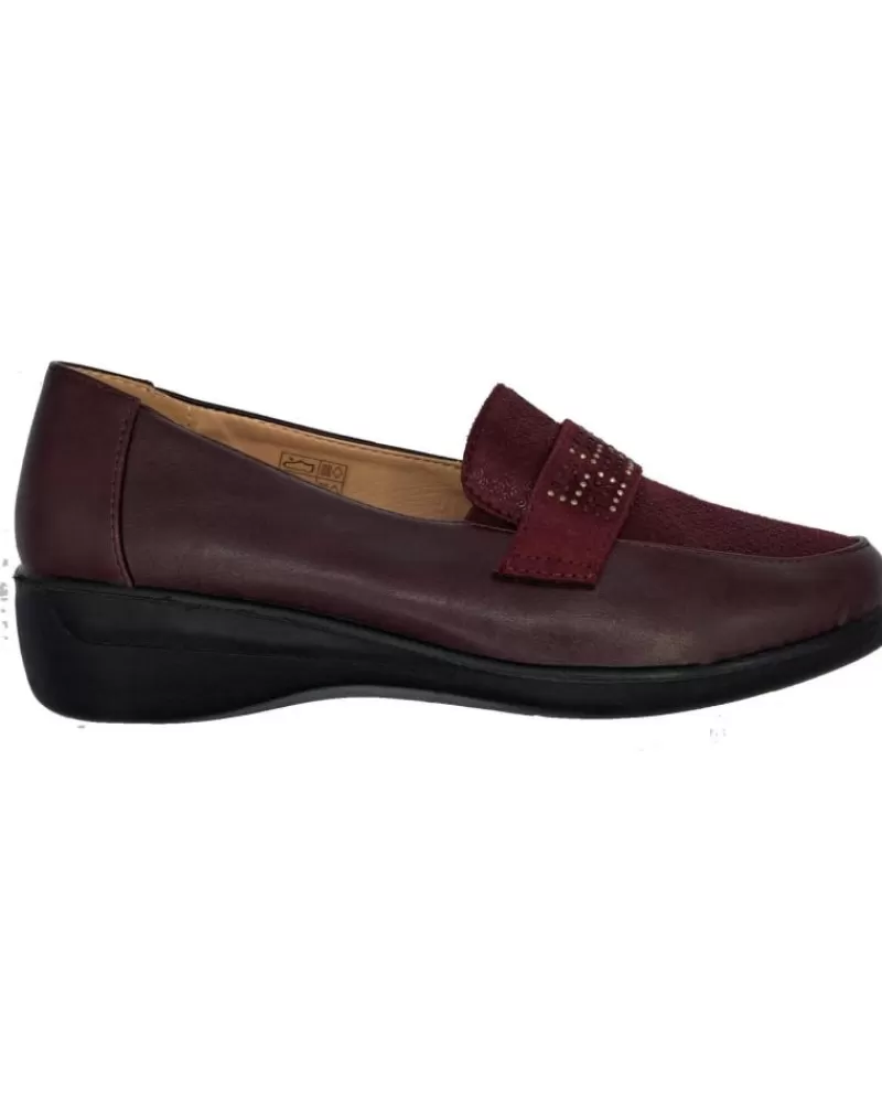 Woman OTRAS MARCAS Woman Shoes Mocasin De Cuna Burdeos