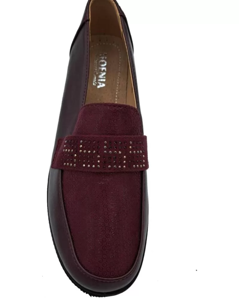 Woman OTRAS MARCAS Woman Shoes Mocasin De Cuna Burdeos