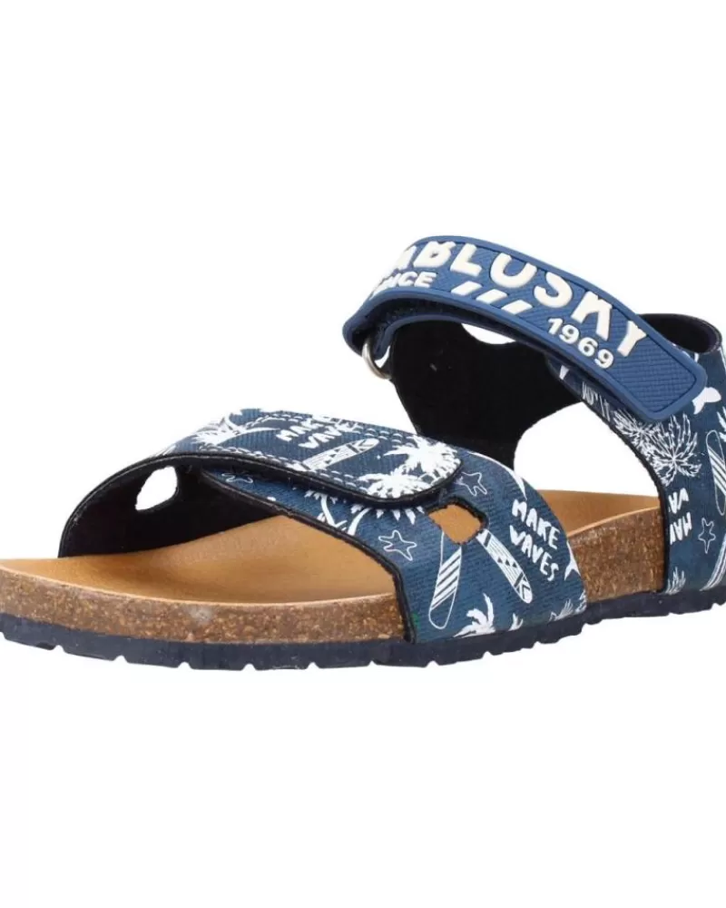 Boy PABLOSKY Sandals-Woman Shoes Sandalia Bio Tiburones 501320 Vaquero Oscuro