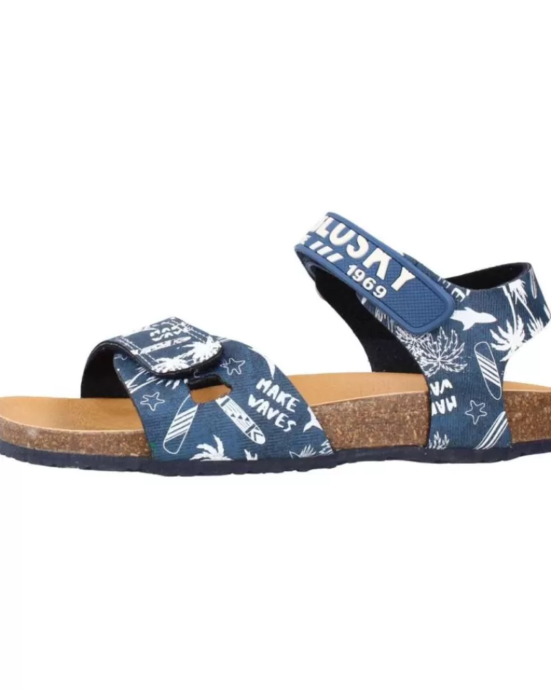 Boy PABLOSKY Sandals-Woman Shoes Sandalia Bio Tiburones 501320 Vaquero Oscuro