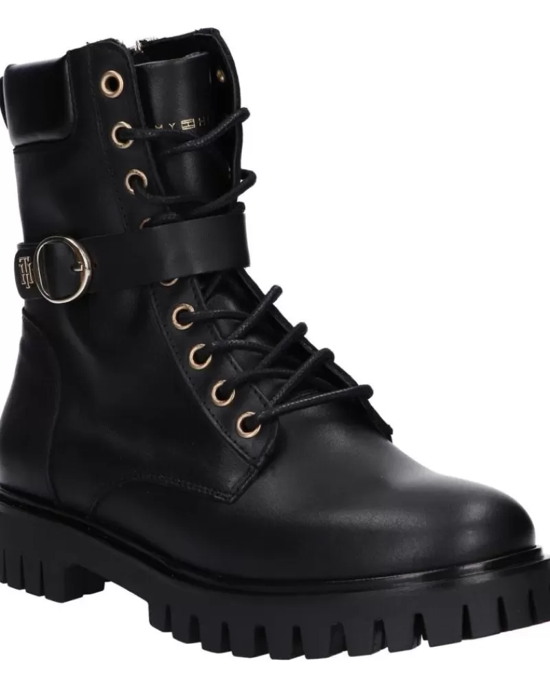 Woman TOMMY HILFIGER Woman Fw0Fw06734 Buckle Lace Up Bds Black