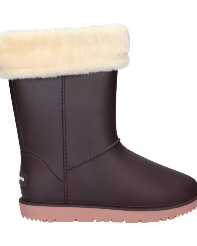 Woman GIOSEPPO Woman Wellington Boots 42244 Chocolate