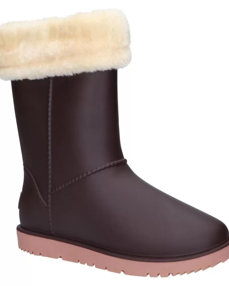 Woman GIOSEPPO Woman Wellington Boots 42244 Chocolate