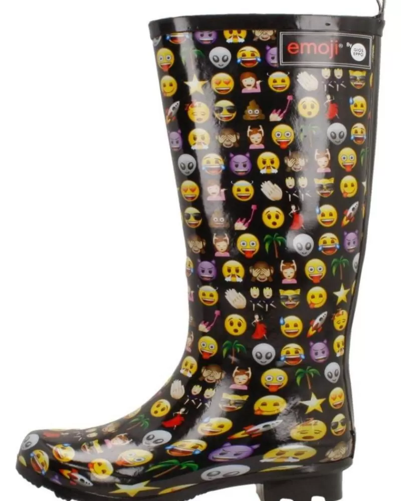 Woman GIOSEPPO Woman Wellington Boots Mika Negro