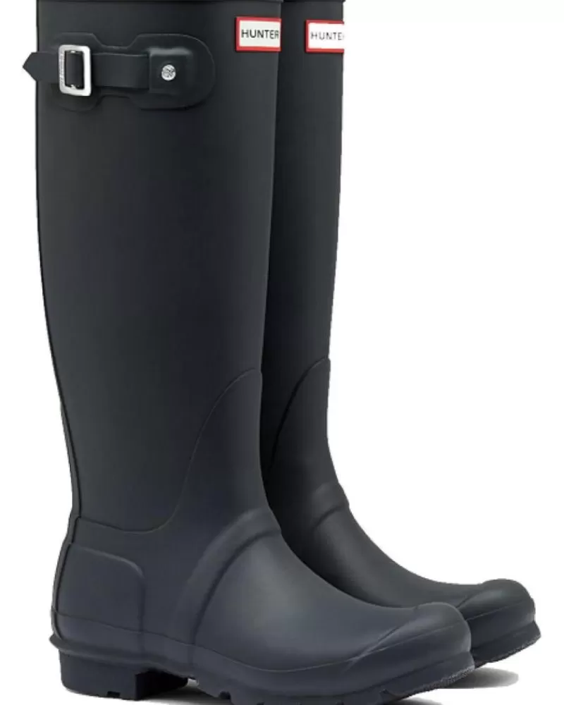 Woman HUNTER Woman Wellington Boots Original Back Adjust Wft1001Rma Azul