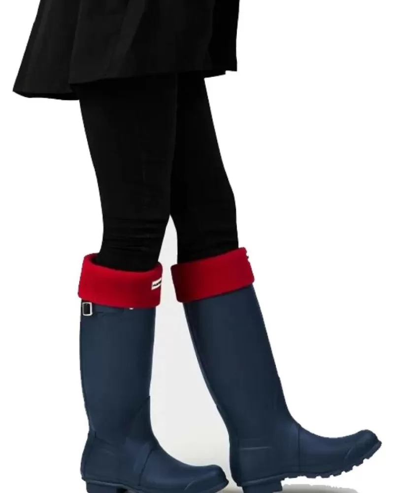 Woman HUNTER Woman Wellington Boots Original Back Adjust Wft1001Rma Azul