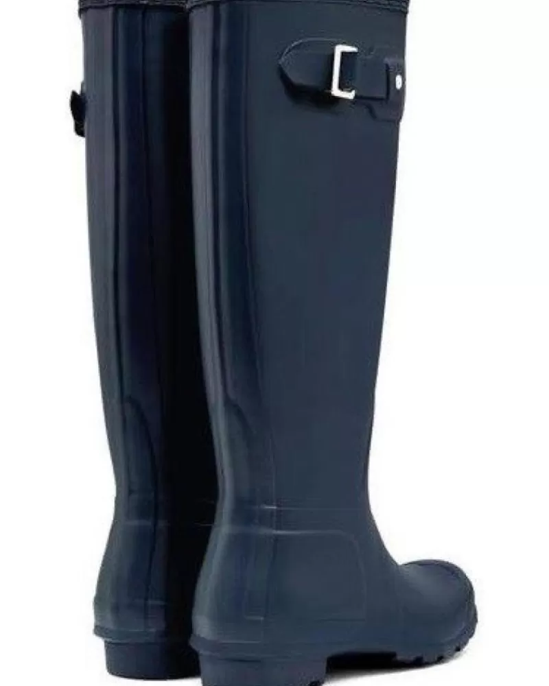 Woman HUNTER Woman Wellington Boots Original Tall Wft1000Rma Azul