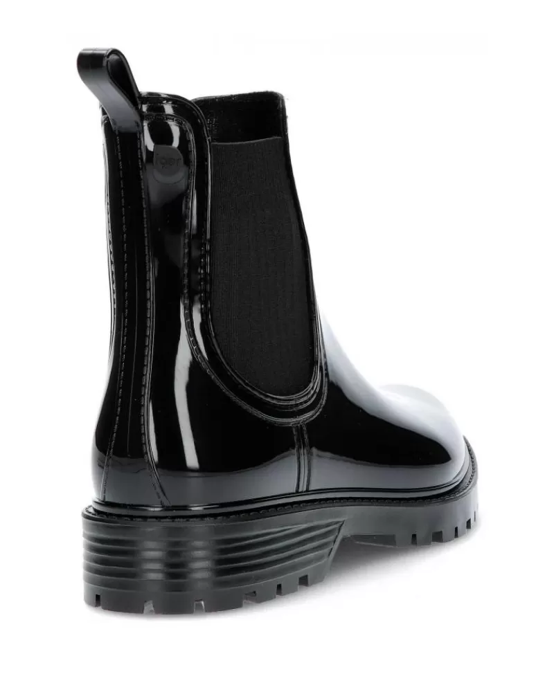 Woman IGOR Woman Wellington Boots Botines De Agua Mujer Trak Brillo Negro