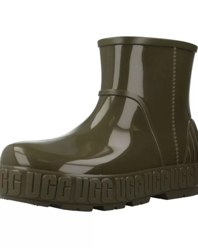 Woman UGG Woman Wellington Boots W Drizlita Verde