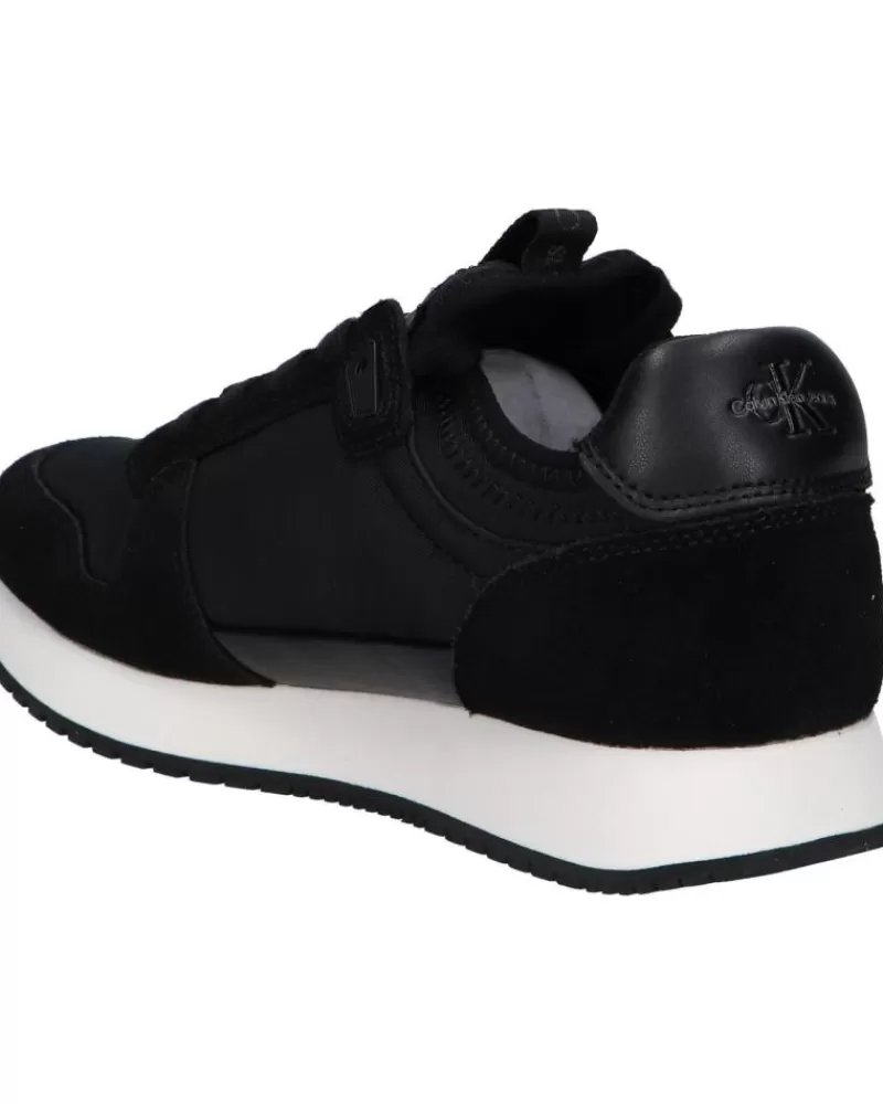 Woman CALVIN KLEIN Woman Zapatillas Deporte Yw0Yw00840 Sock Laceup 01H Black
