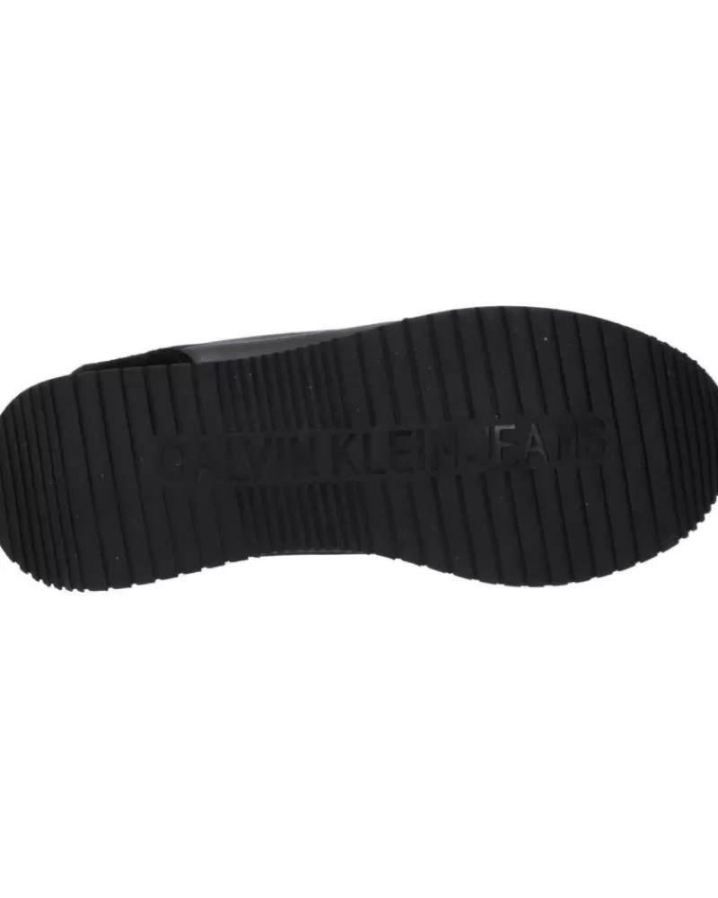 Woman CALVIN KLEIN Woman Zapatillas Deporte Yw0Yw00840 Sock Laceup 01H Black