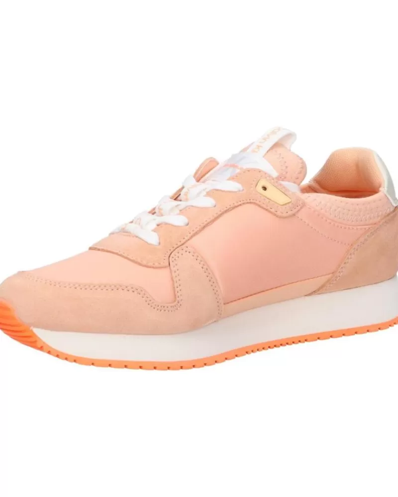 Woman CALVIN KLEIN Woman Zapatillas Deporte Yw0Yw00840 Sock Laceup 0Jl Apricot Ice-Bright White