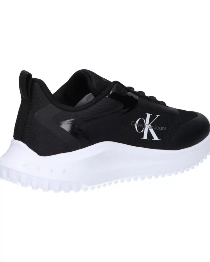 Woman CALVIN KLEIN Woman Zapatillas Deporte Yw0Yw01442 Eva Runner Low 0Gm Black-Bright White