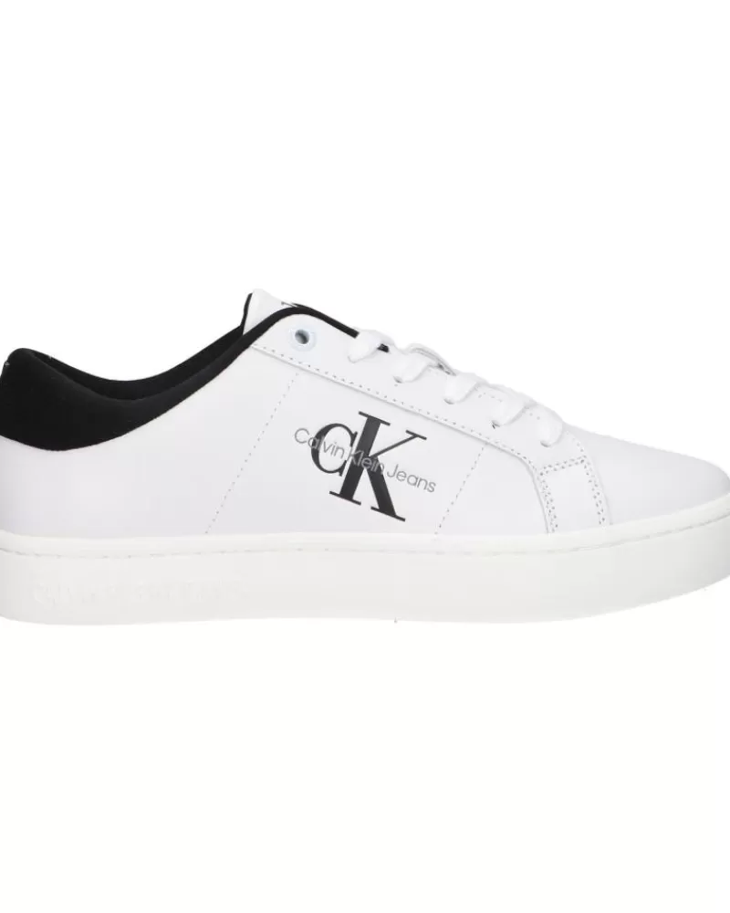 Woman CALVIN KLEIN Woman Zapatillas Deporte Yw0Yw01444 Classic Cupsole 0Gm Black-Bright White