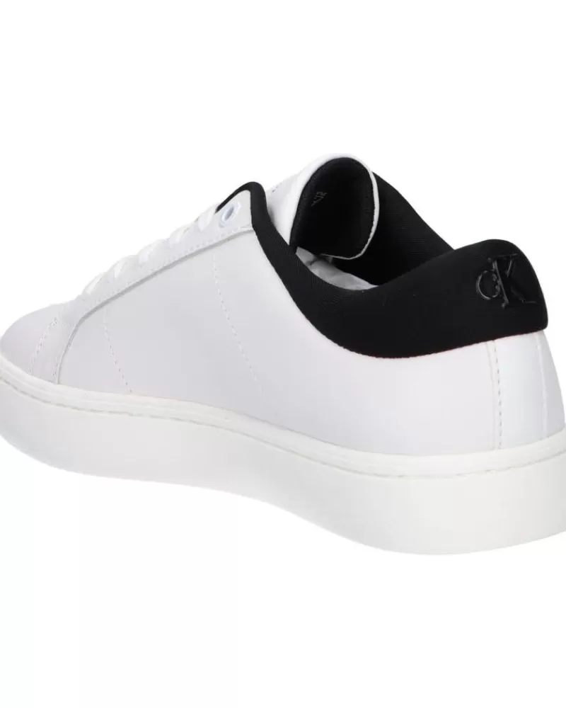 Woman CALVIN KLEIN Woman Zapatillas Deporte Yw0Yw01444 Classic Cupsole 0Gm Black-Bright White
