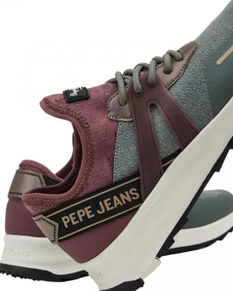 Woman PEPE JEANS Woman Zapatillas Deporte Joy Tech Verde