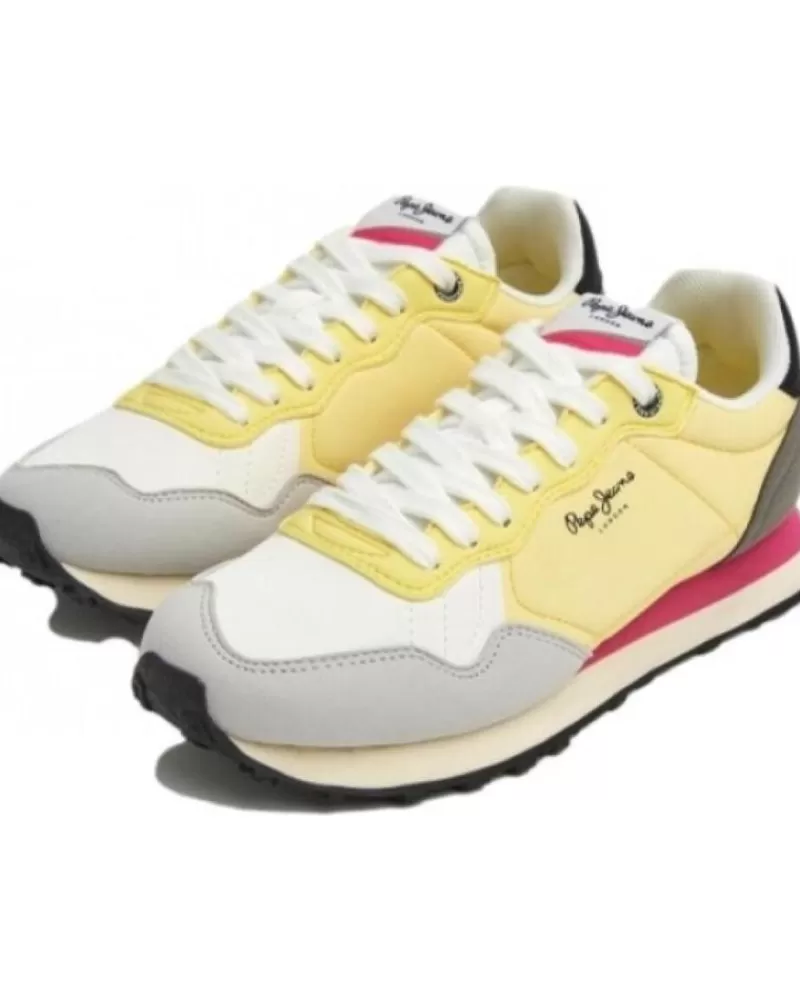 Woman PEPE JEANS Woman Zapatillas Deporte Sneakers Natch Amarillo