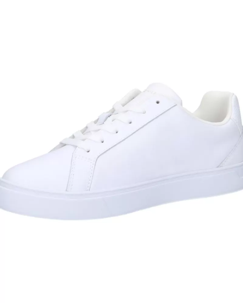 Woman TOMMY HILFIGER Woman Zapatillas Deporte Fw0Fw07779 Essential Court Sneaker Stripes Ybs White