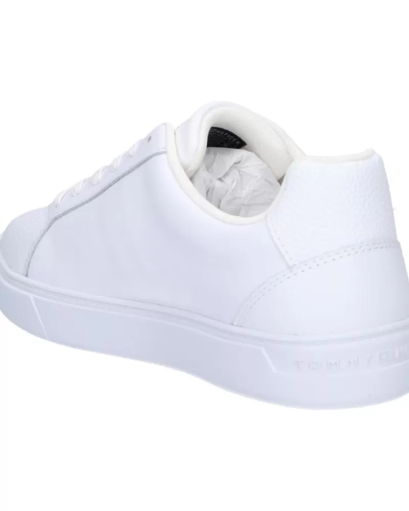 Woman TOMMY HILFIGER Woman Zapatillas Deporte Fw0Fw07779 Essential Court Sneaker Stripes Ybs White