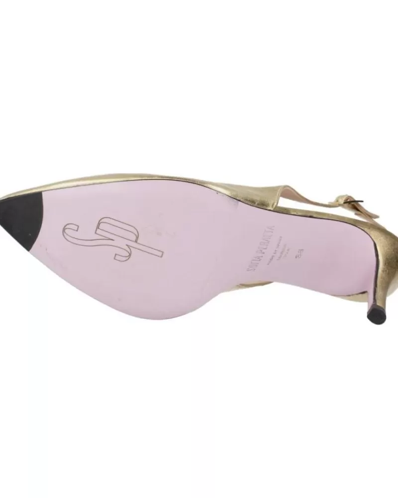 Woman OTRAS MARCAS Woman Zapatos De Tacon 24726Sp Oro