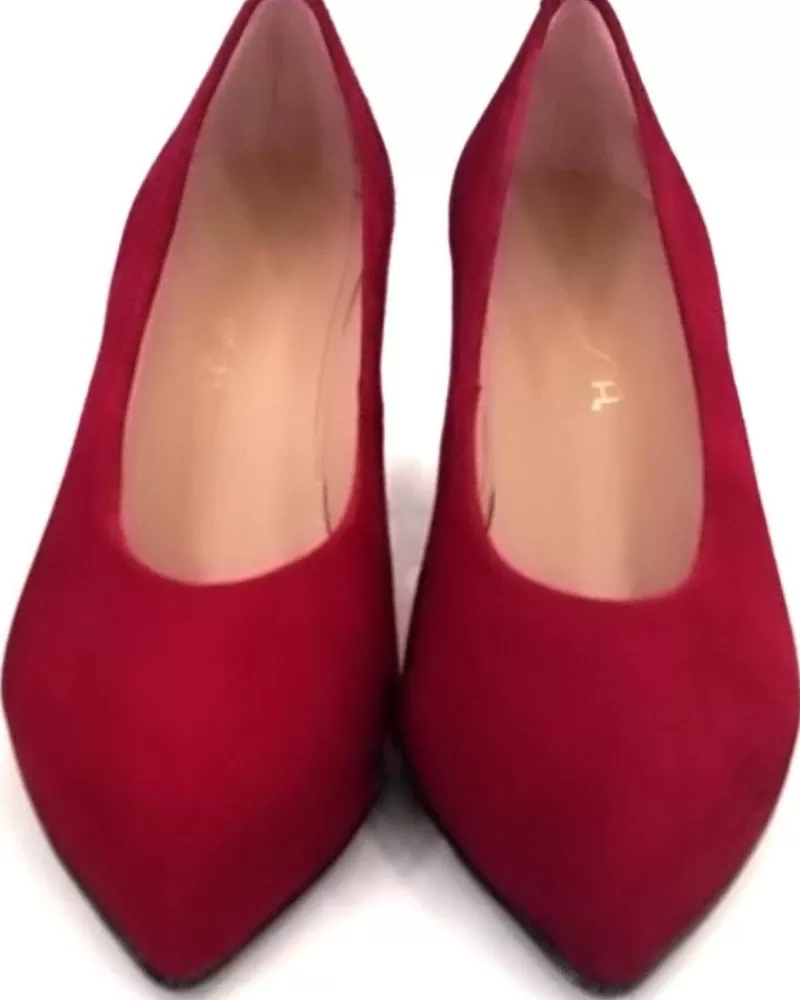 Woman UNISA Woman Zapatos De Tacon Zapato Corte Salon De Ante Con Tacon Y Suela De Goma Ante Chili Ante Chili