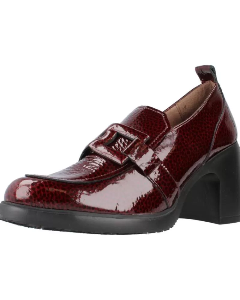 Woman WONDERS Woman Zapatos De Tacon Caribu Burdeos